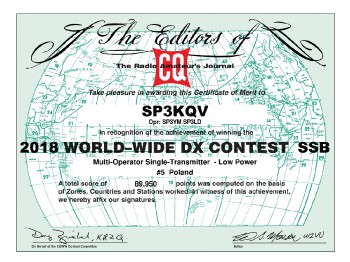 SP3KQV_CQWW_2018_SSB_certificate
